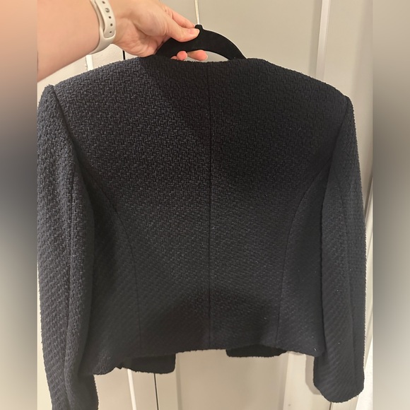 Old money Cotton Blend Tweed Jacket black with gold buttons

 Lady jacket Mango - Picture 12 of 15